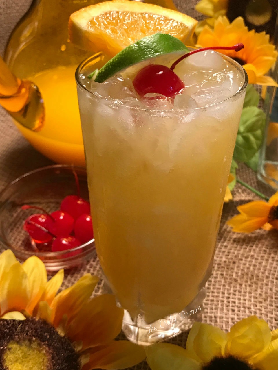 BlackEyed Susan Cocktail · The Crafty Boomer