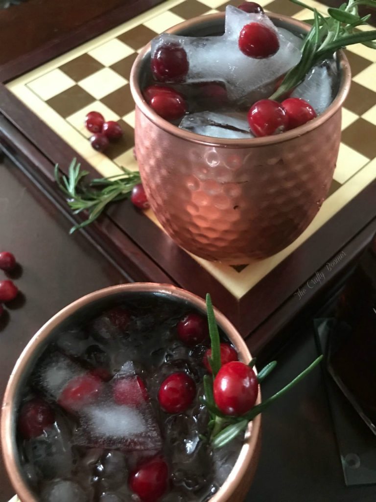 Cranberry Bourbon Boomer is a smooth drink that can be made ahead of time.