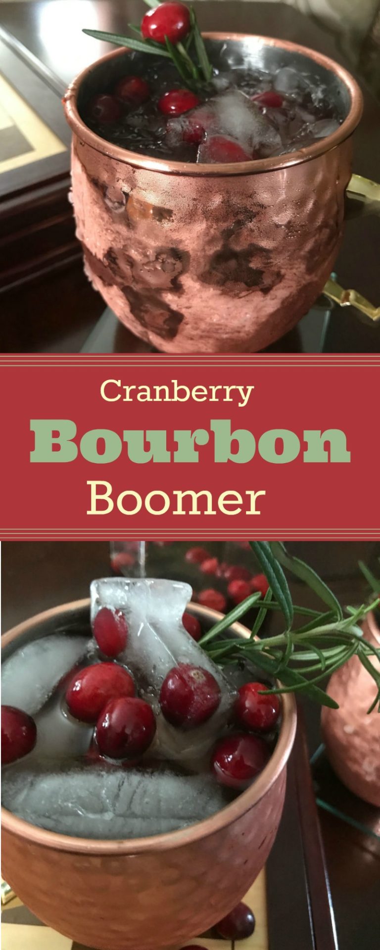 Cranberry Bourbon Boomer is a tart smooth drink that has that added zip.