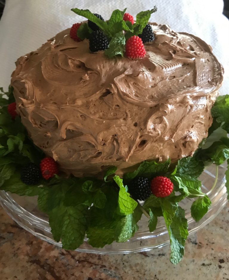 A chocolate moist cake made with Coca-Cola soda.