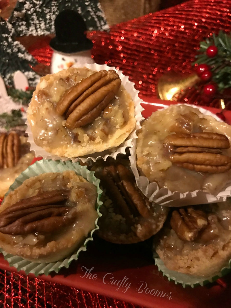 Buttery Pecan Tarts are small delicious individual pies.