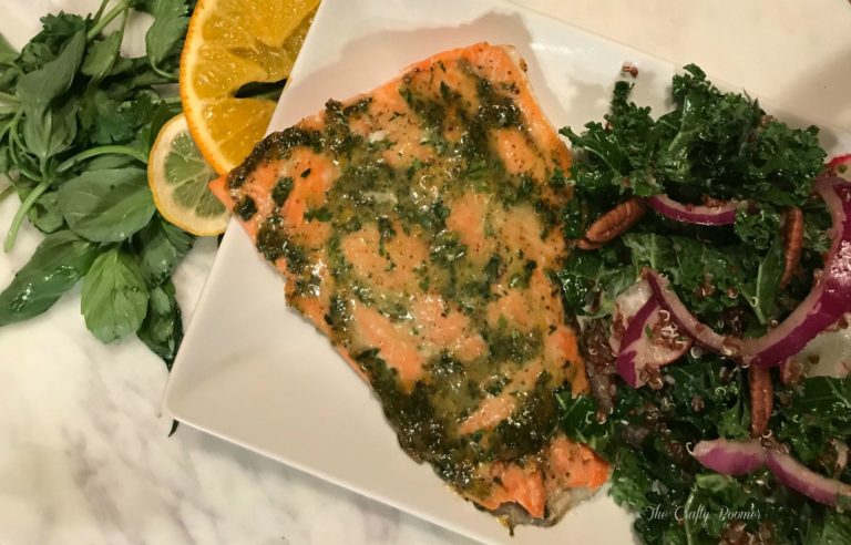 Baked citrus salmon full of tangy flavor. Satisfying and delightful with a bright taste.