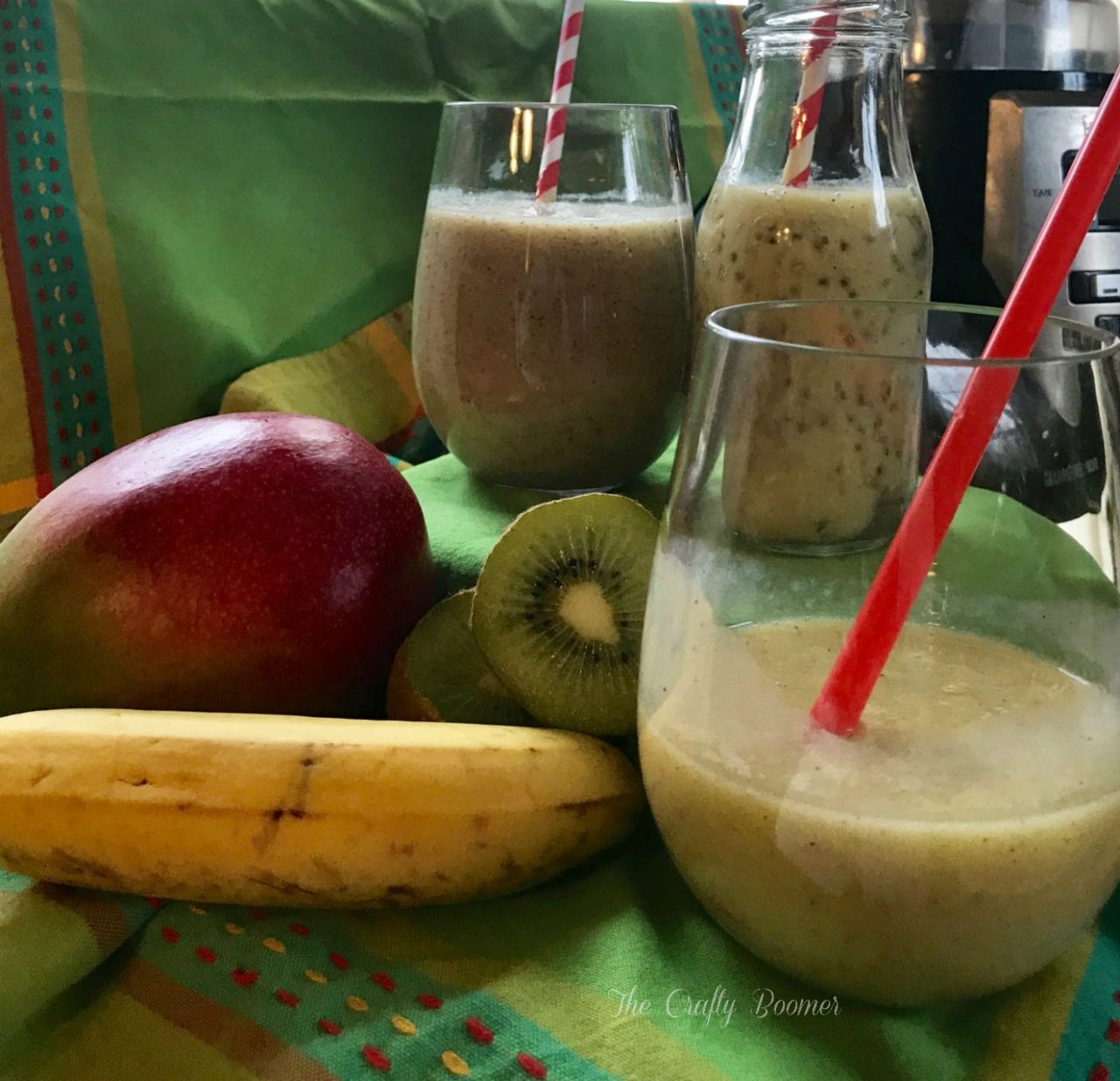 Tropical Chia Mango Smoothie · The Crafty Boomer