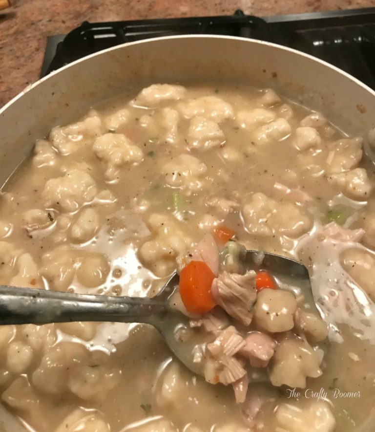 Rotisserie chicken and dumplings are the perfect comfort food that has that classic down home taste.