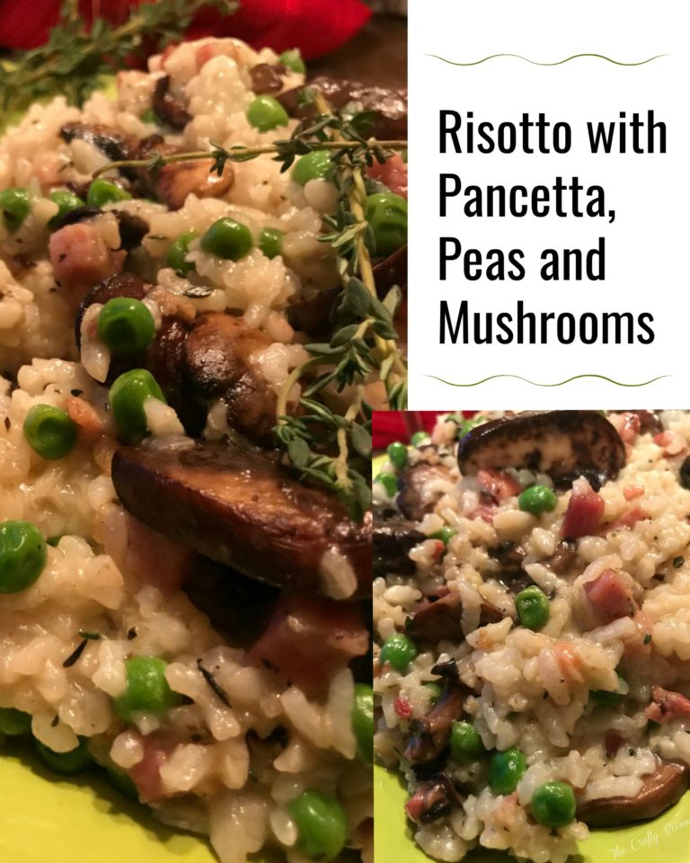 Risotto with Pancetta and vegetables offer a full meal on a plate. It's filled with healthy vegetables while easy to prepare.