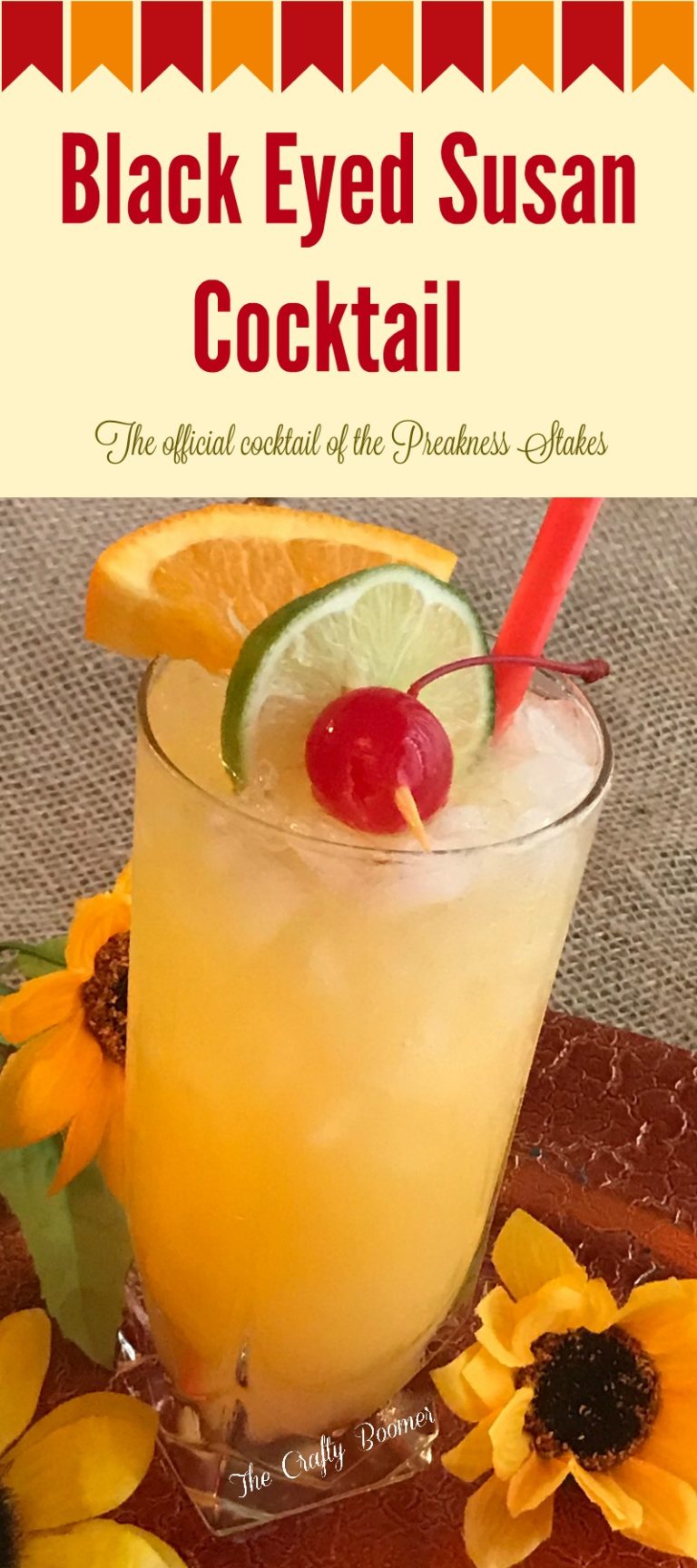 The black eyed cocktail is refreshingly light with a tropical taste.