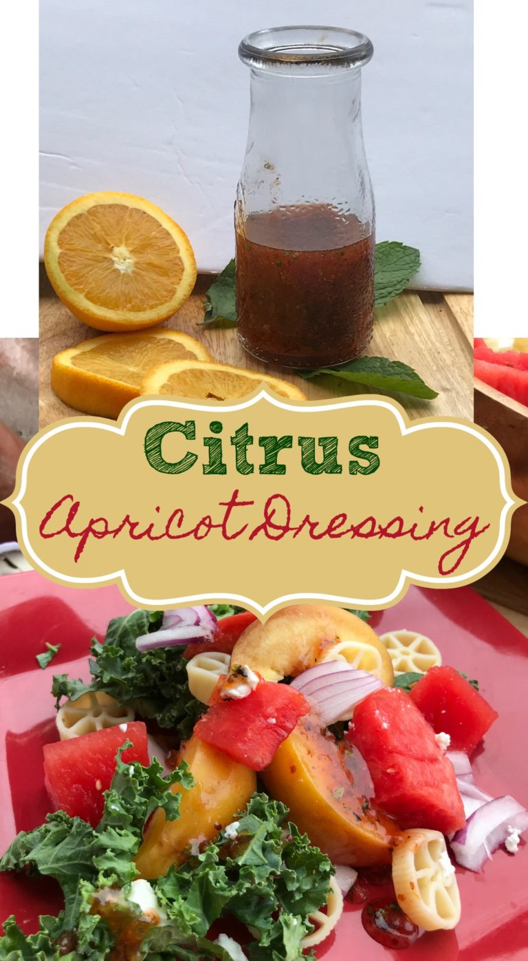 Citrus apricot dressing is a light refreshing dressing that can add a sparkle to any salad.