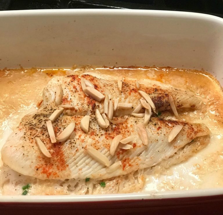 Baked fish with slivered almond is the perfect meal for the busy week day meal. It's quick and easy to prepare, and it's filled with wonderful nutrients.