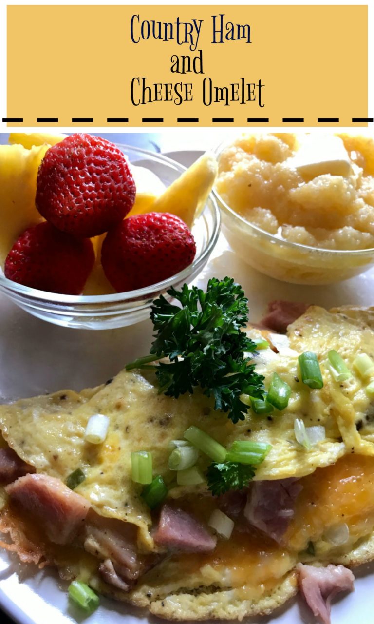 The Country Ham and Cheese Omelet is the perfect addition to a weekend brunch. It contains plenty of feel good ingredients which are sure to make your meal special.