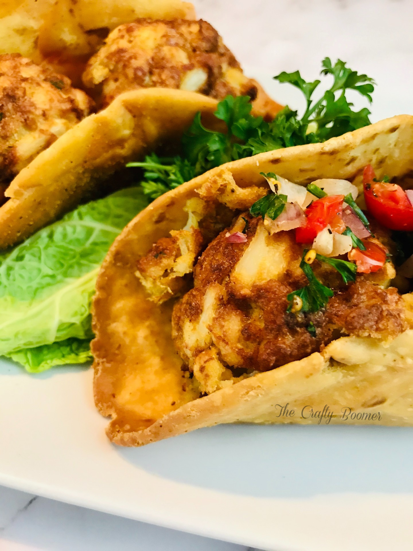 Crab Stuffed Tacos · The Crafty Boomer